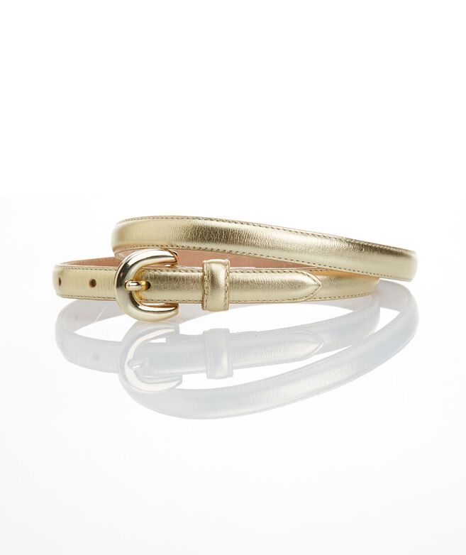 Women's Accessories Skinny Gold Belt for Women Vineyard Vines