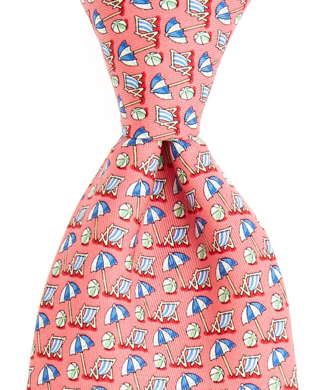 Boys Ties Beach Umbrella Silk Tie for Boys Vineyard Vines
