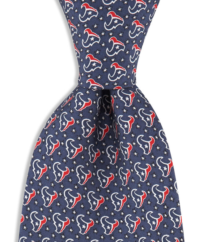 Men's Ties Houston Texans Printed Silk Tie for Men Vineyard Vines