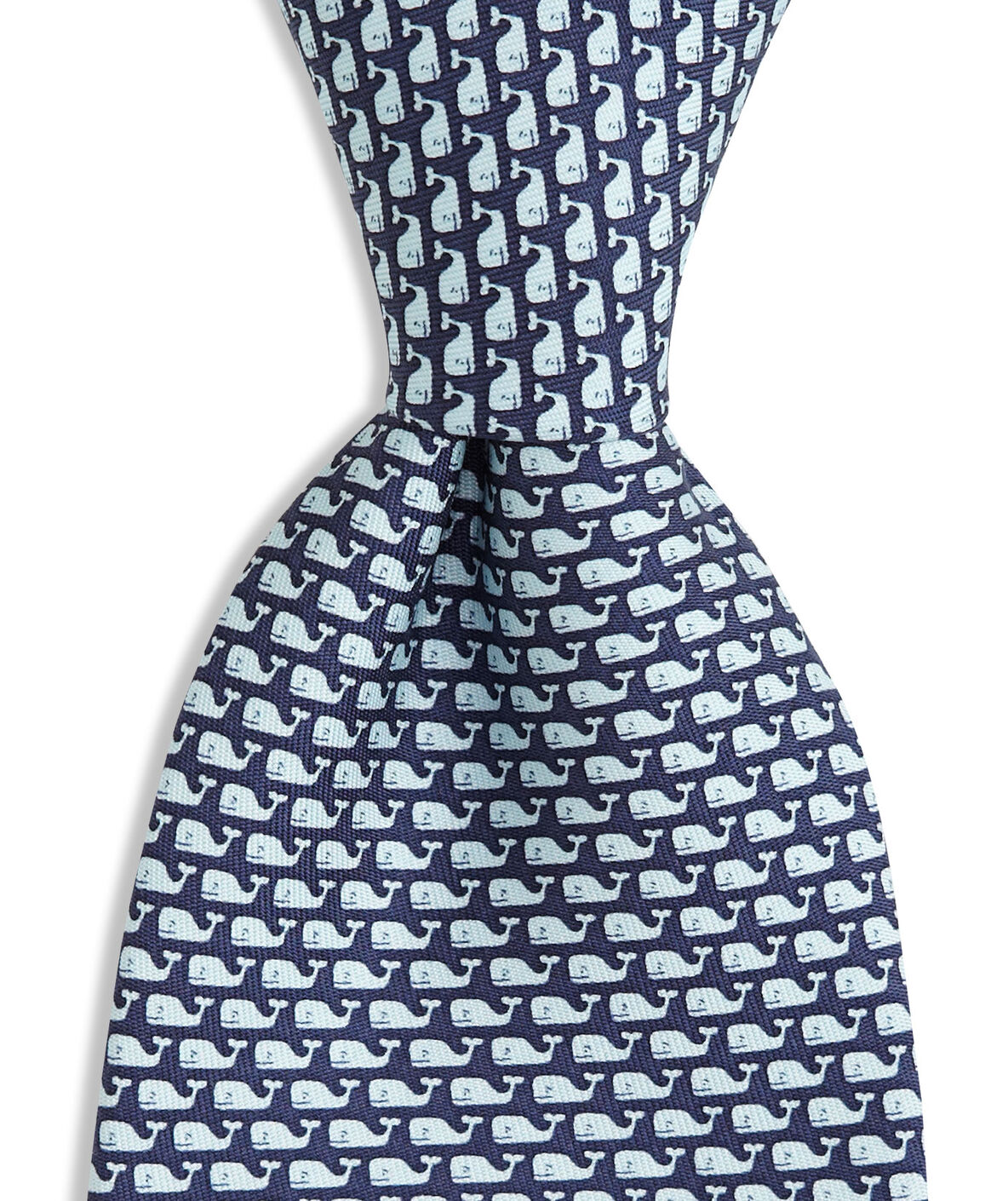 Men's Ties Vineyard Whale Printed Silk Tie for Men Vineyard Vines