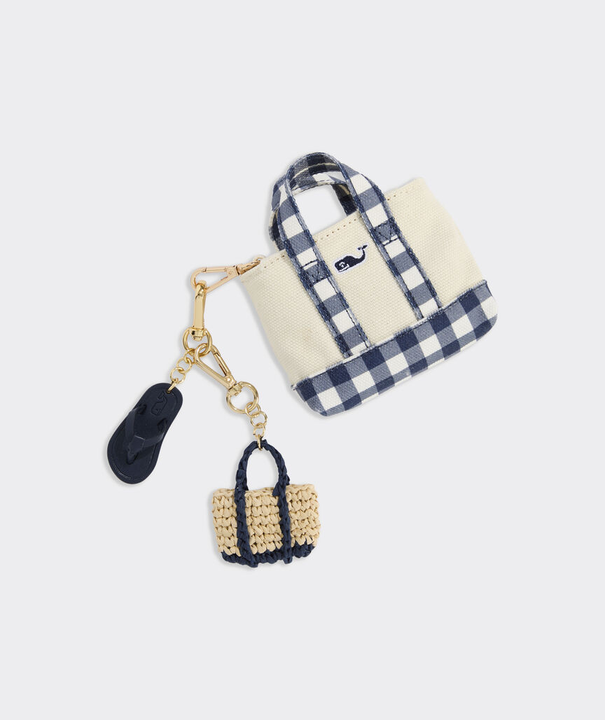 Straw Tote Bag Charm