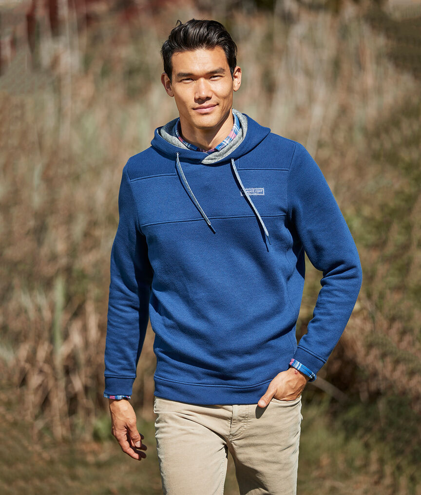 Shop Saltwater Fleece Shep Shirt Hoodie at vineyard vines