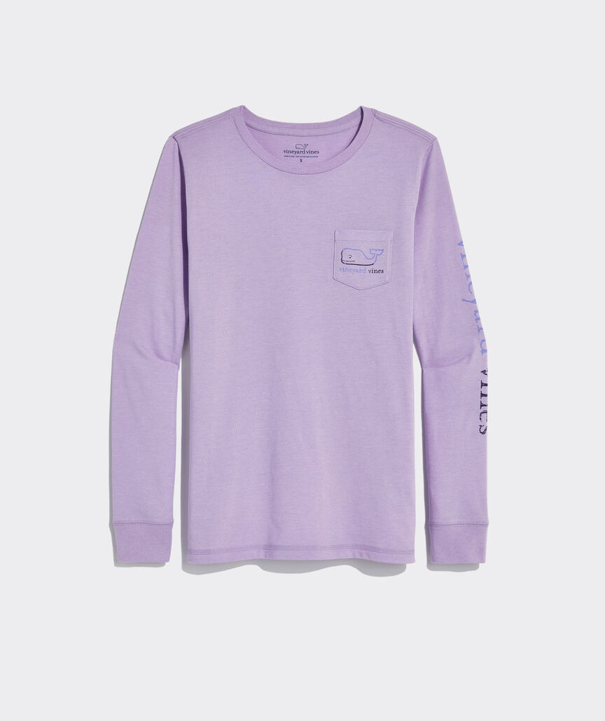 Women's Burgee Whale Long-Sleeve Dunes Tee