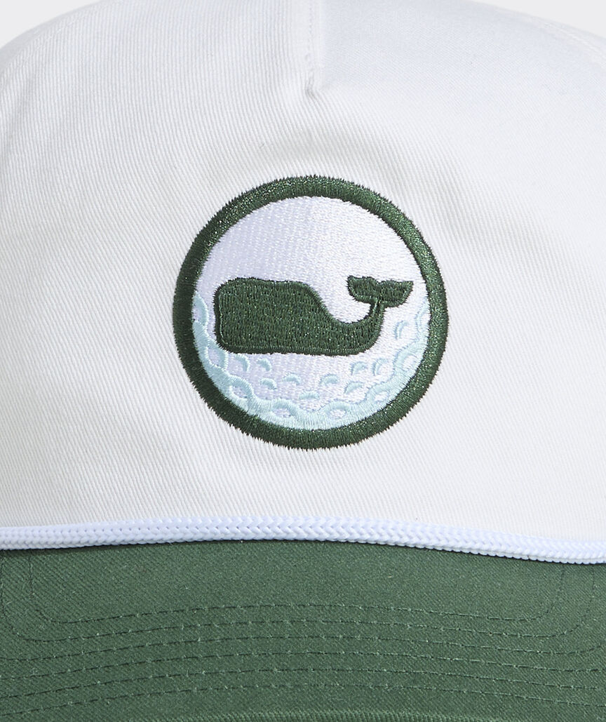 Golf Ball Whale Dot Rope Hat