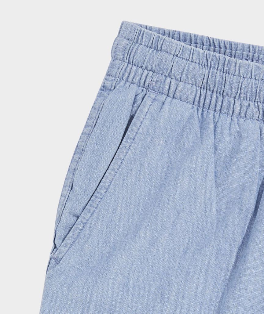 Boys' Pull-On Chambray Pants