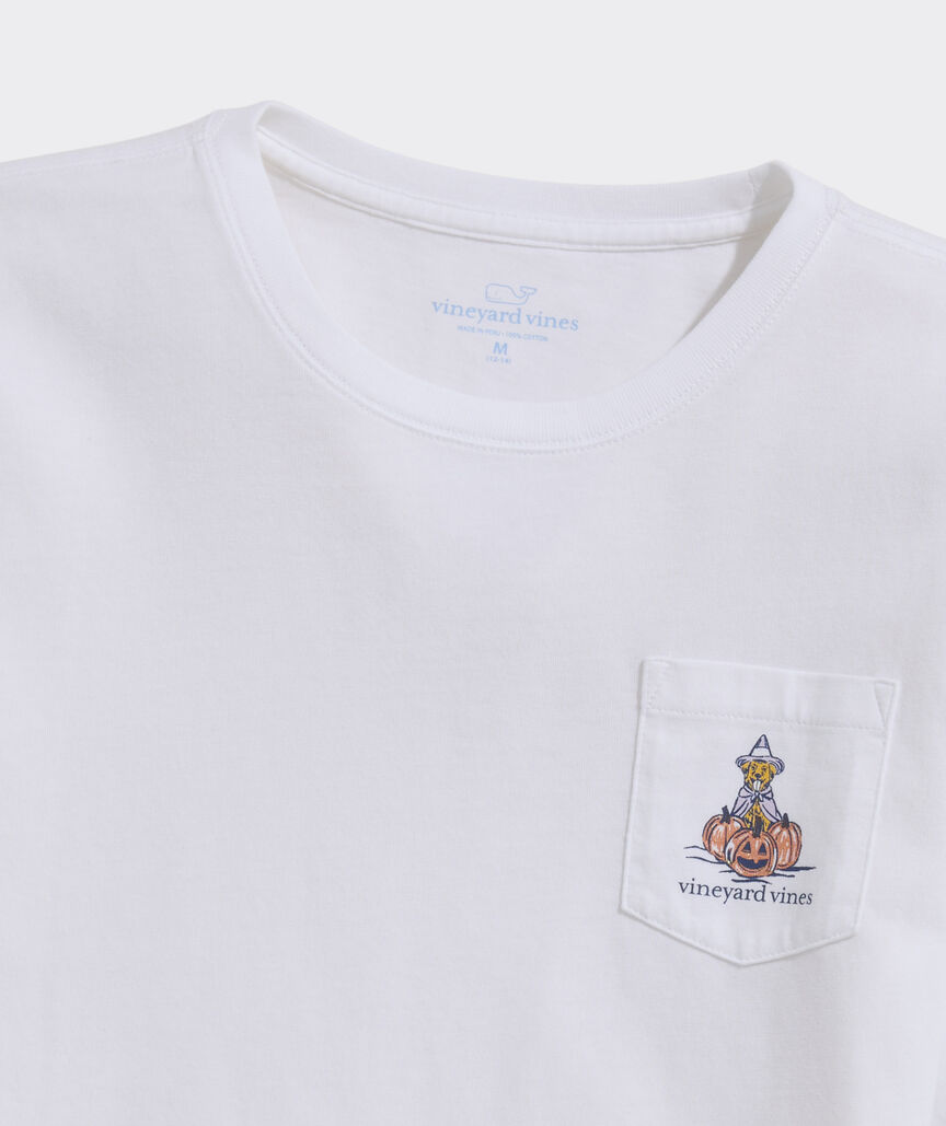 Girls' Pumpkin Patch Pup Long-Sleeve Pocket Tee
