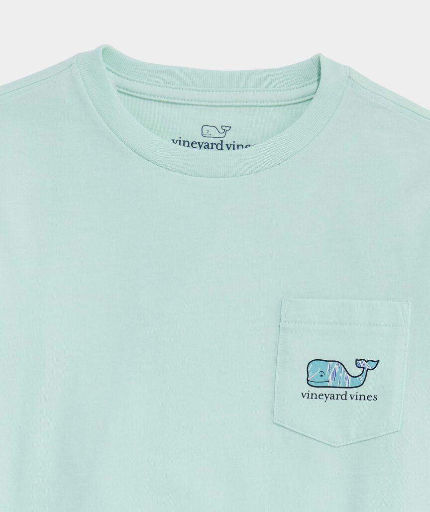 Boys' Keys Scenic Whale Long-Sleeve Pocket Tee