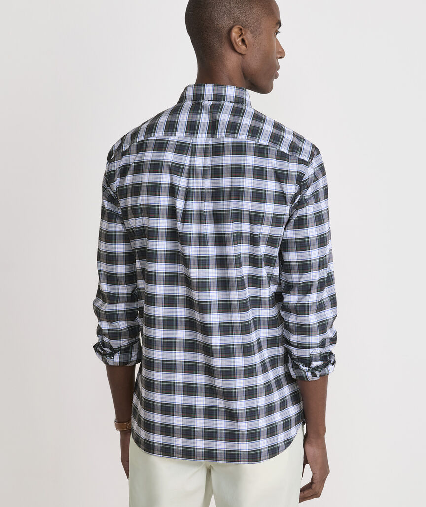 Summit Lodge Plaid Performance Cotton Shirt