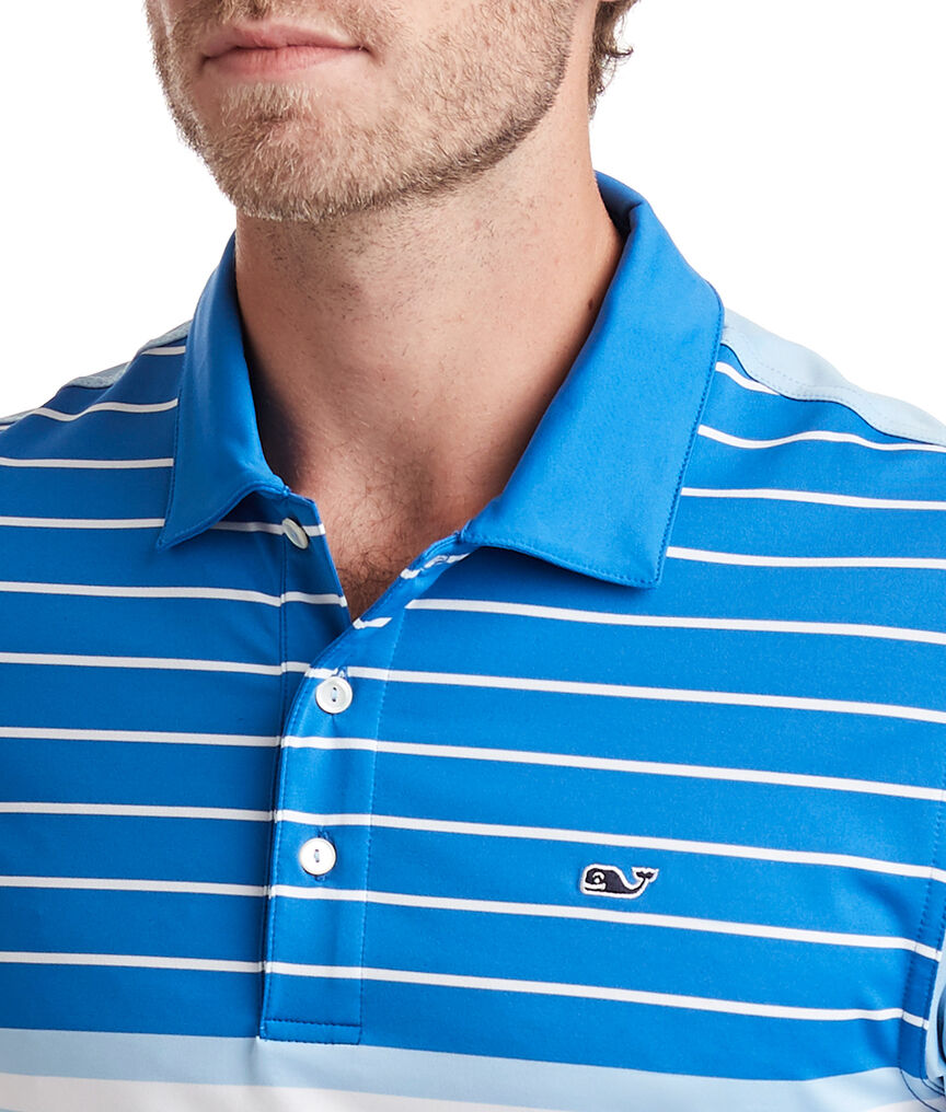 Patterson Stripe Sankaty Performance Polo