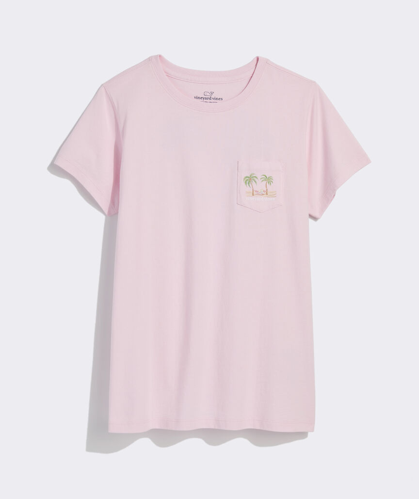 Women's Watercolor Hammock Short-Sleeve Pocket Tee
