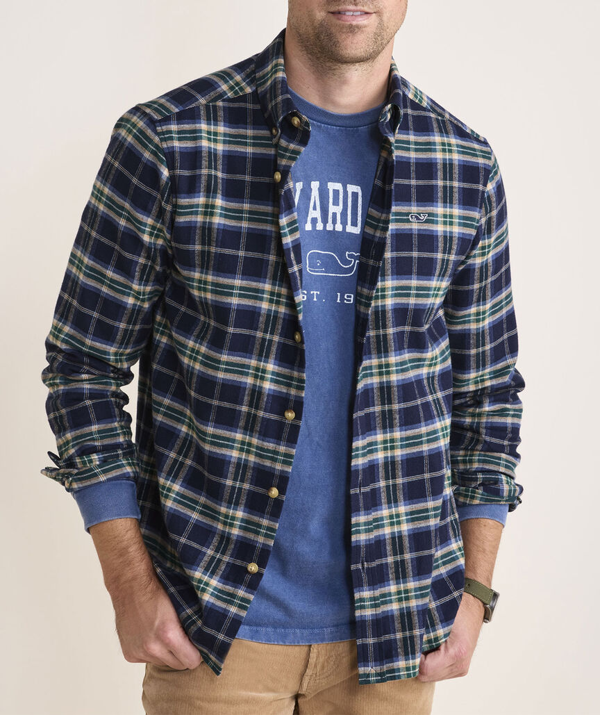 Vineyard Flannel Plaid Shirt
