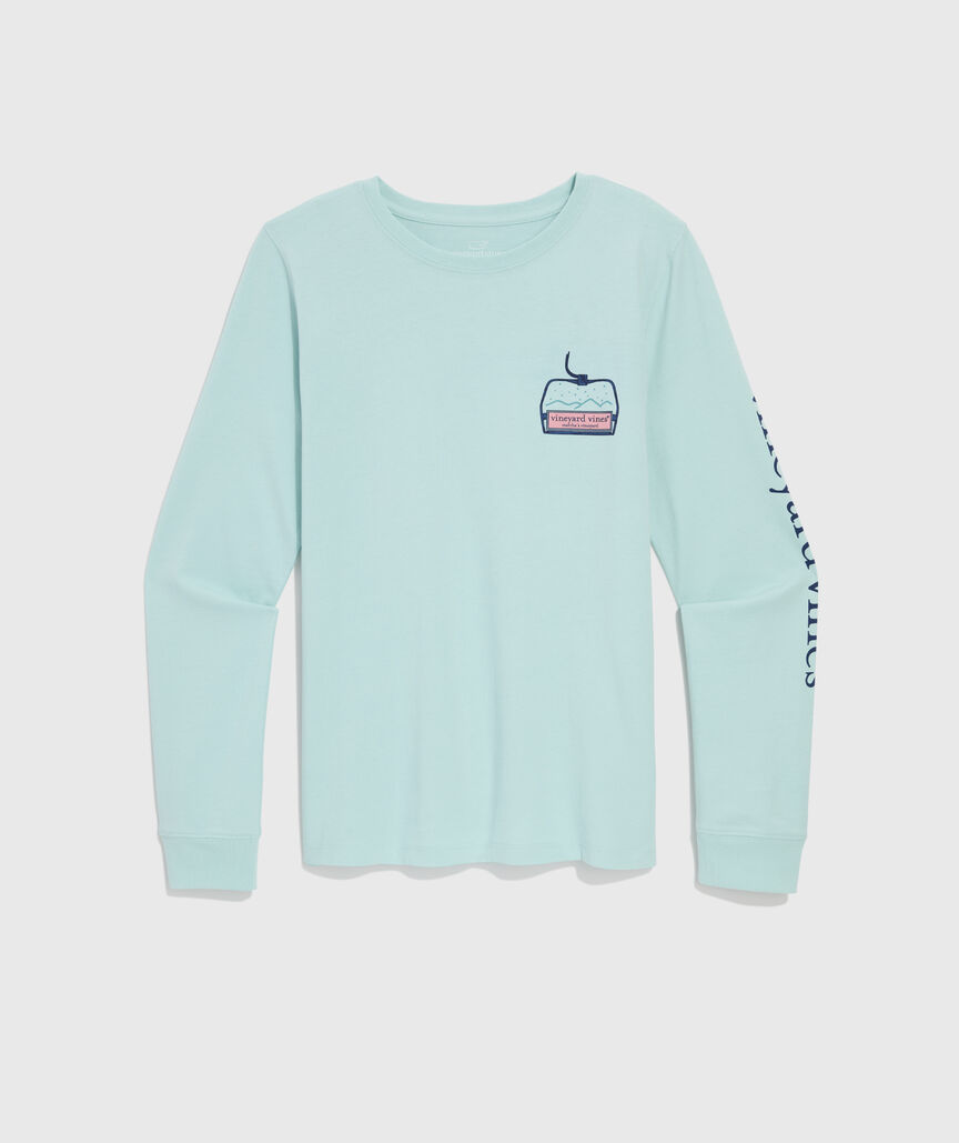 Ski Lift Logo Box Long-Sleeve Tee