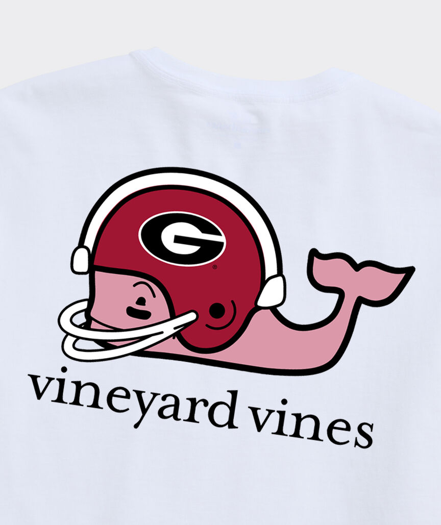 University of Georgia Football Whale Short-Sleeve Pocket Tee