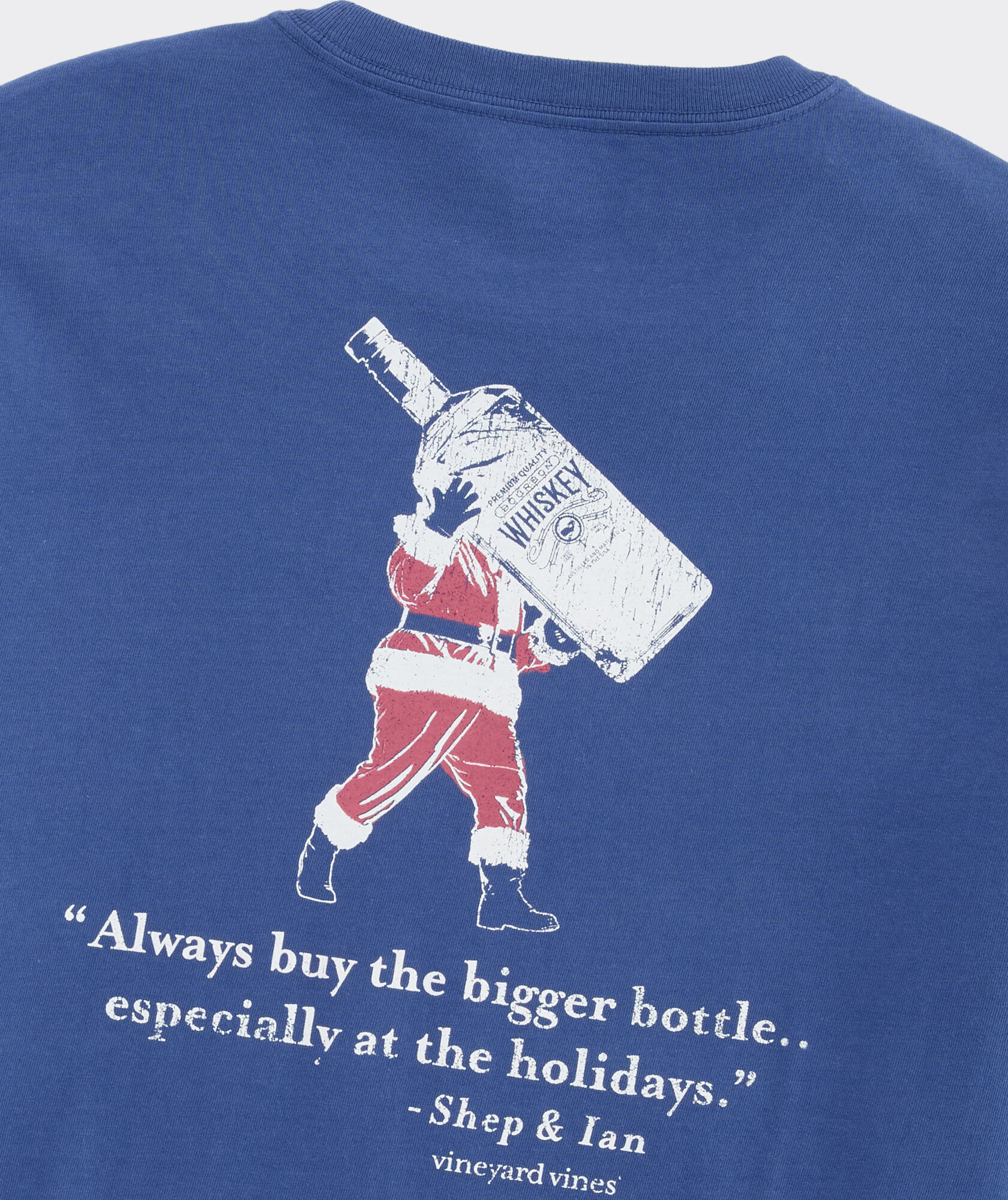 Bigger Bottle Holidays Long-Sleeve Pocket Tee