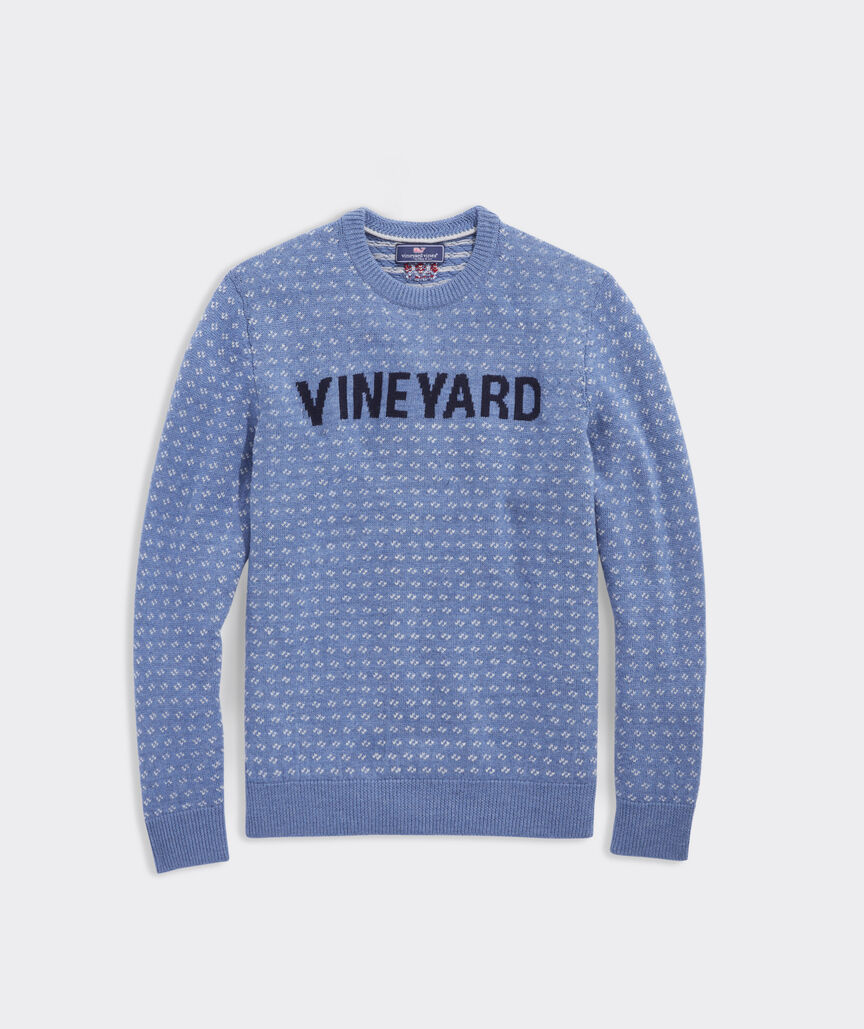 Merino Wool Vineyard Crewneck Sweater