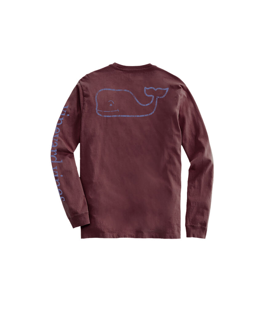 OUTLET Kids' Vintage Whale Long-Sleeve Pocket Tee