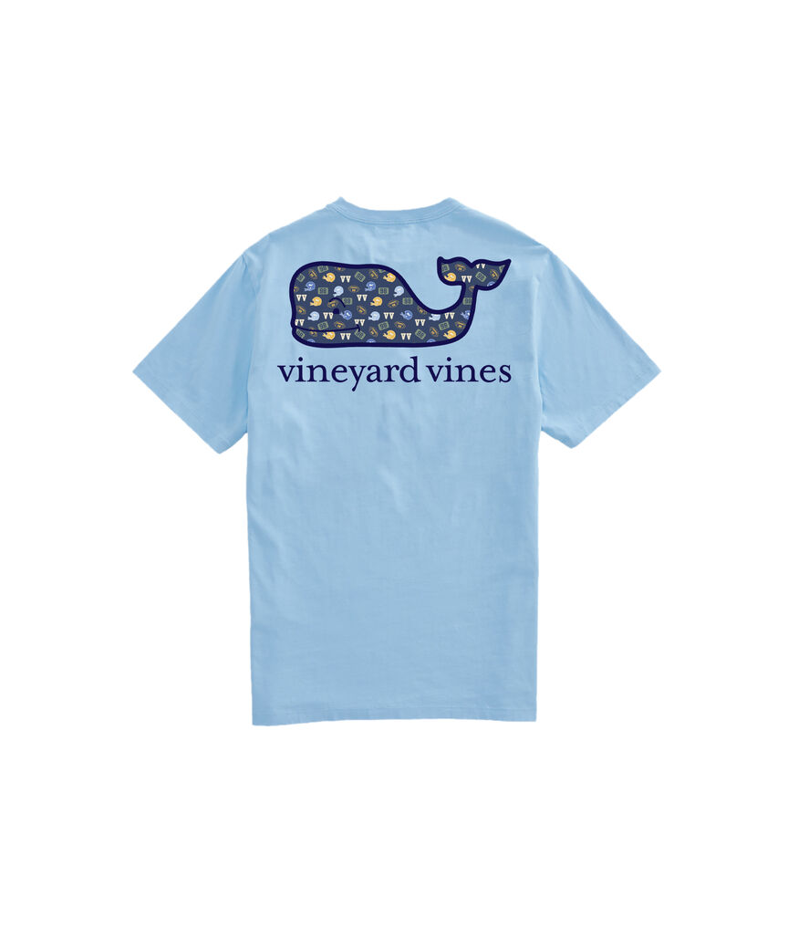 OUTLET Football Toss Whale Short-Sleeve Pocket Tee