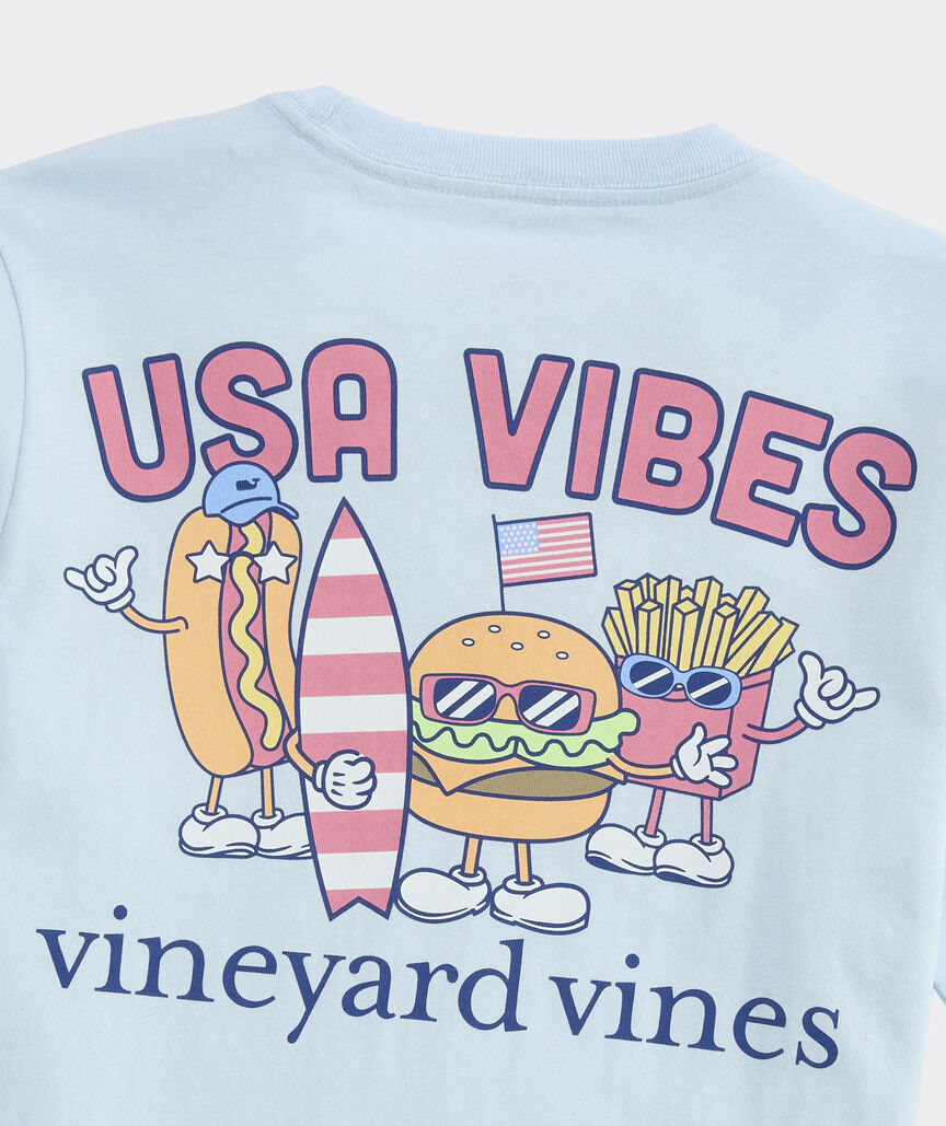 Boys' USA Vibes Short-Sleeve Pocket Tee