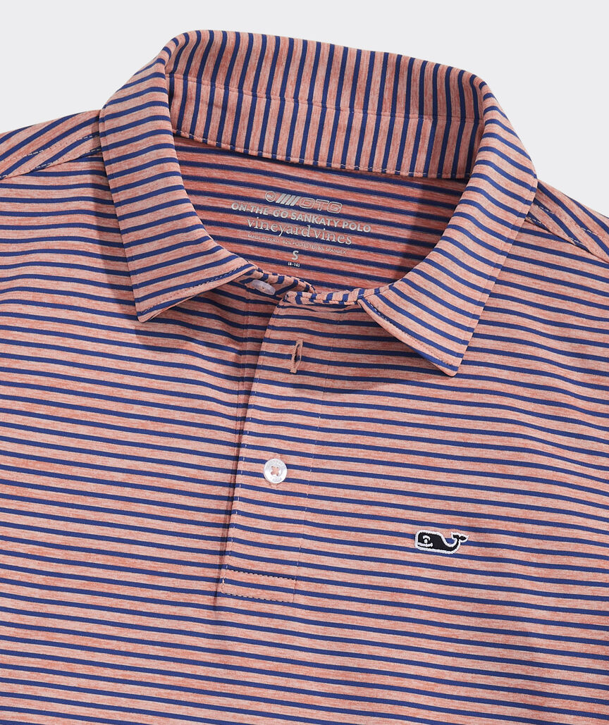 Boys' Performance Bradley Stripe Sankaty Polo