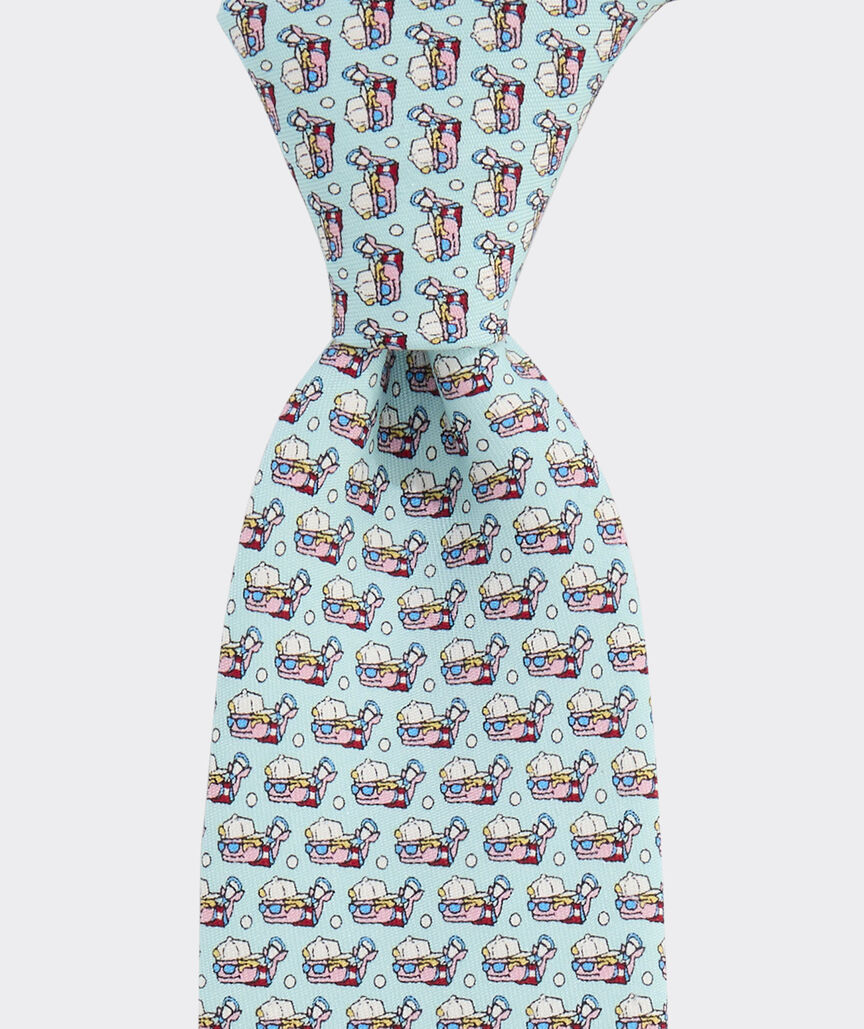 Boys' Lax Bro Whale Printed Tie