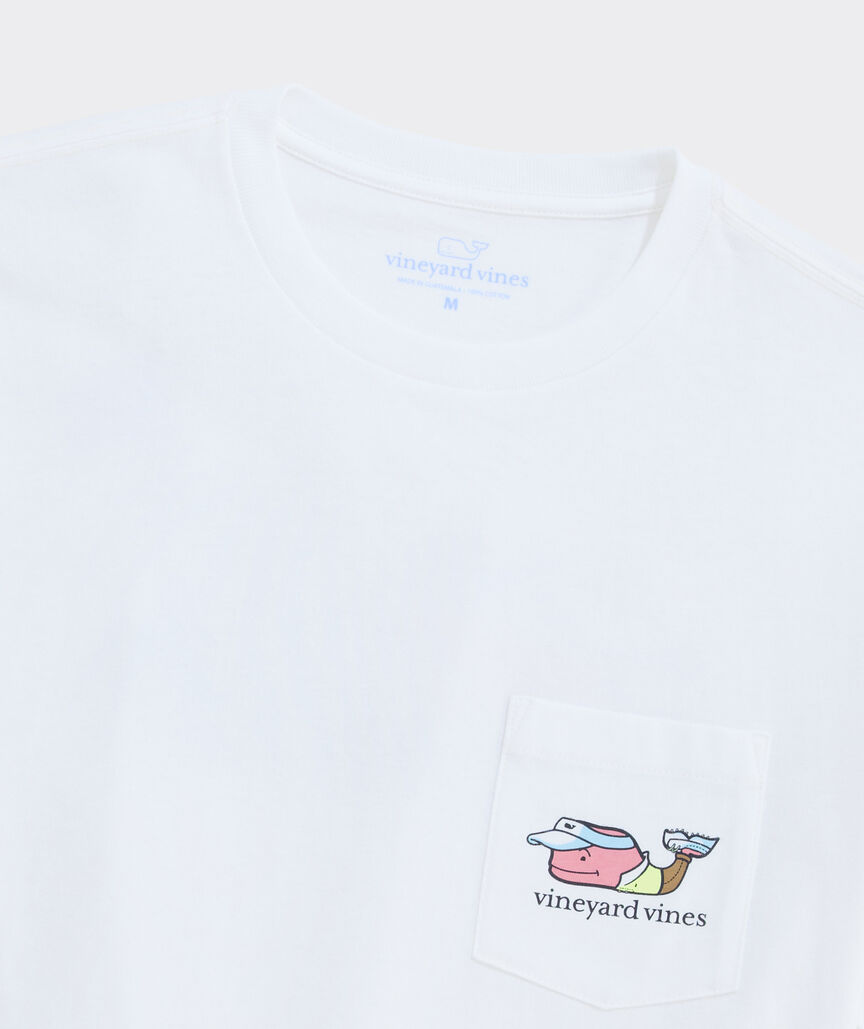 Golf Whale Short-Sleeve Pocket Tee
