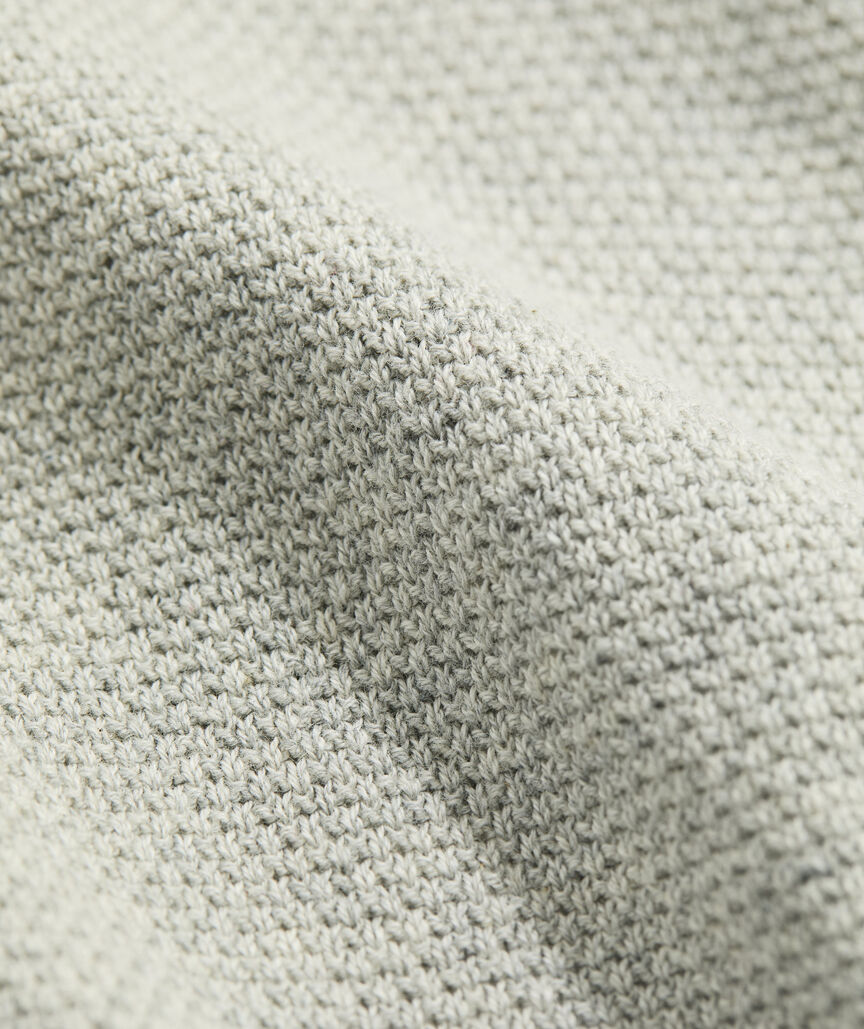 Textured Cotton Crewneck
