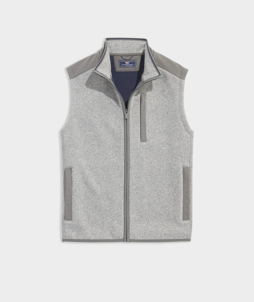 Shop Mountain Sweater Fleece Vest at vineyard vines