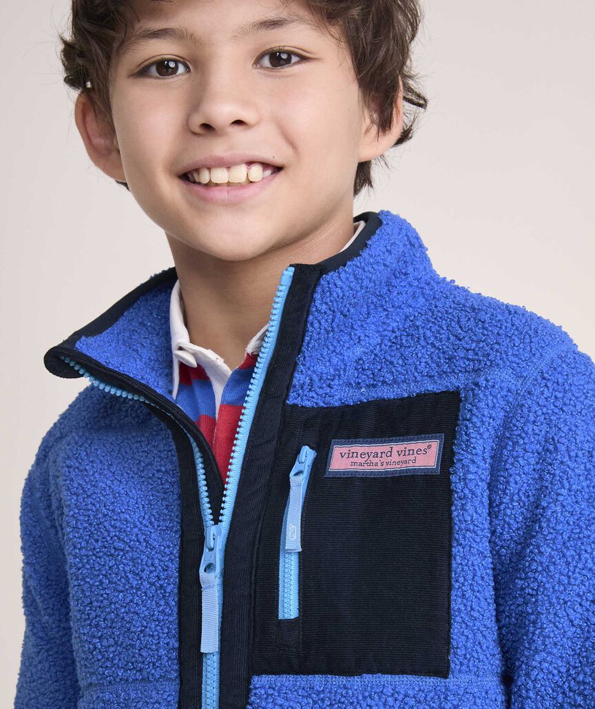 Boys' Heritage High-Pile Fleece SuperShep™ Full-Zip Jacket