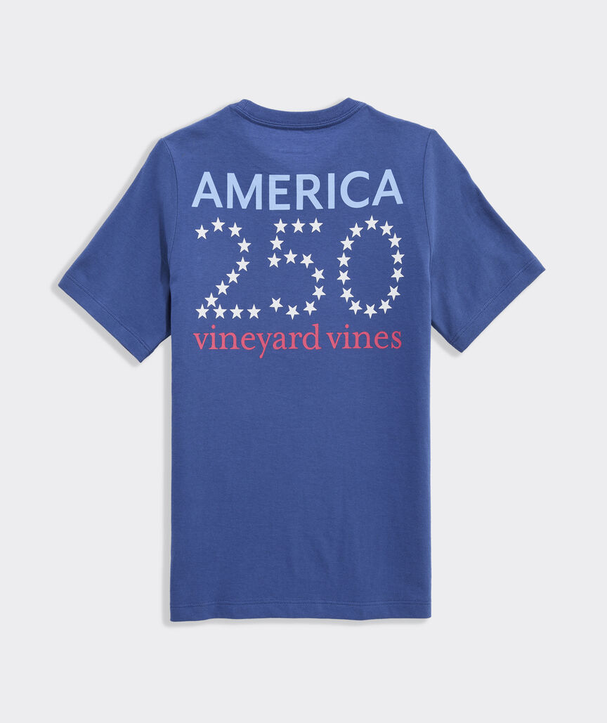 Boys' America250 Short-Sleeve Pocket Tee