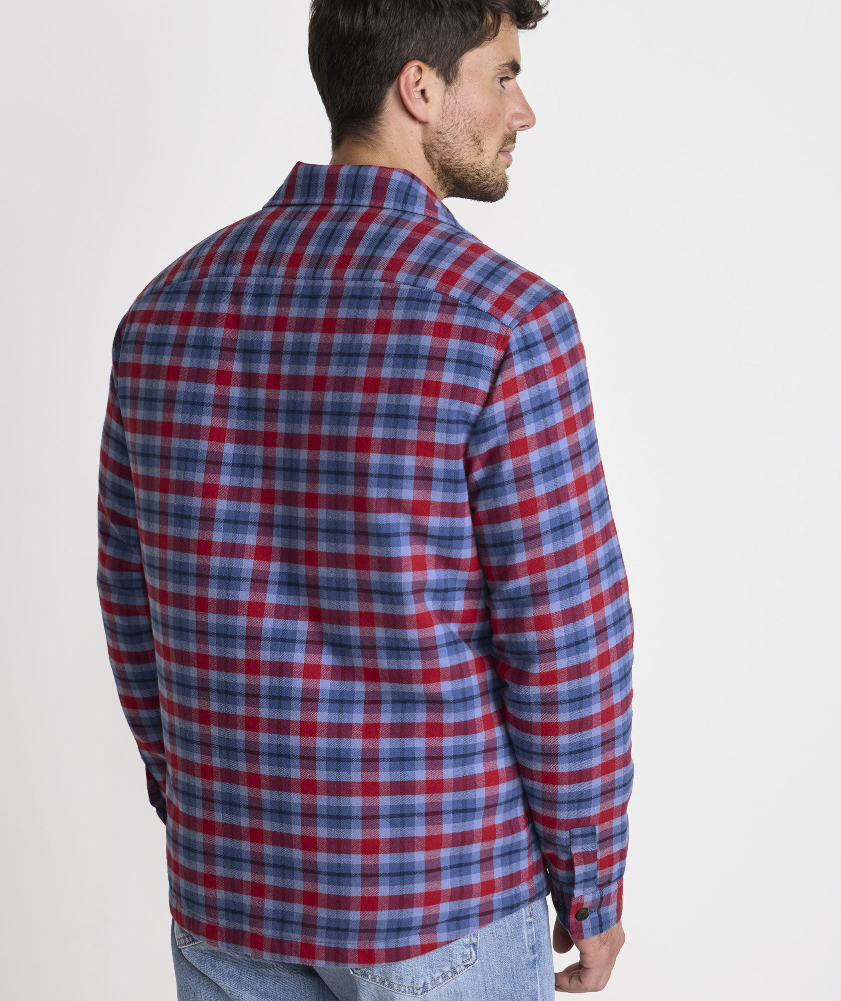 Snowy Pines Flannel Shirt Jacket