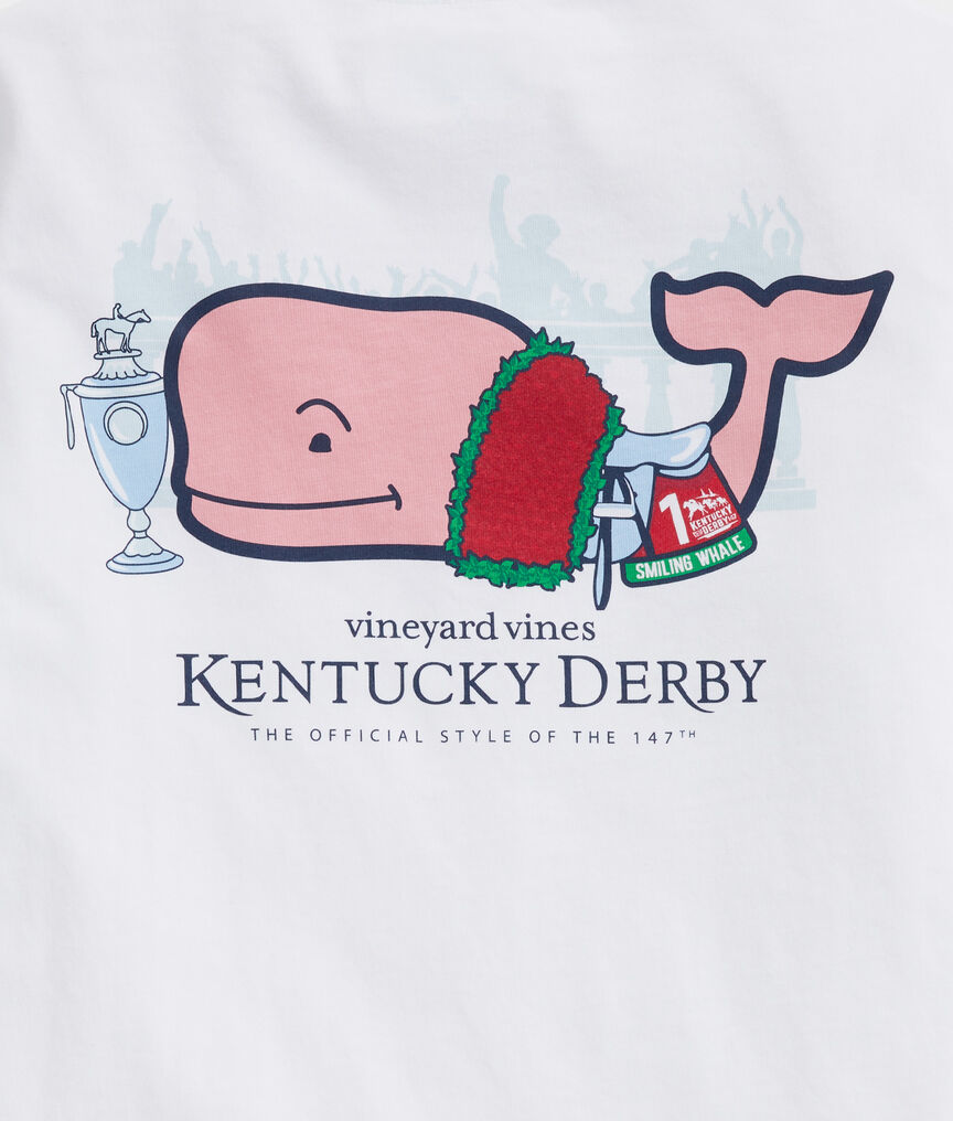 Kentucky Derby 2021 Boys Short-Sleeve Winner Circle Whale Pocket Tee