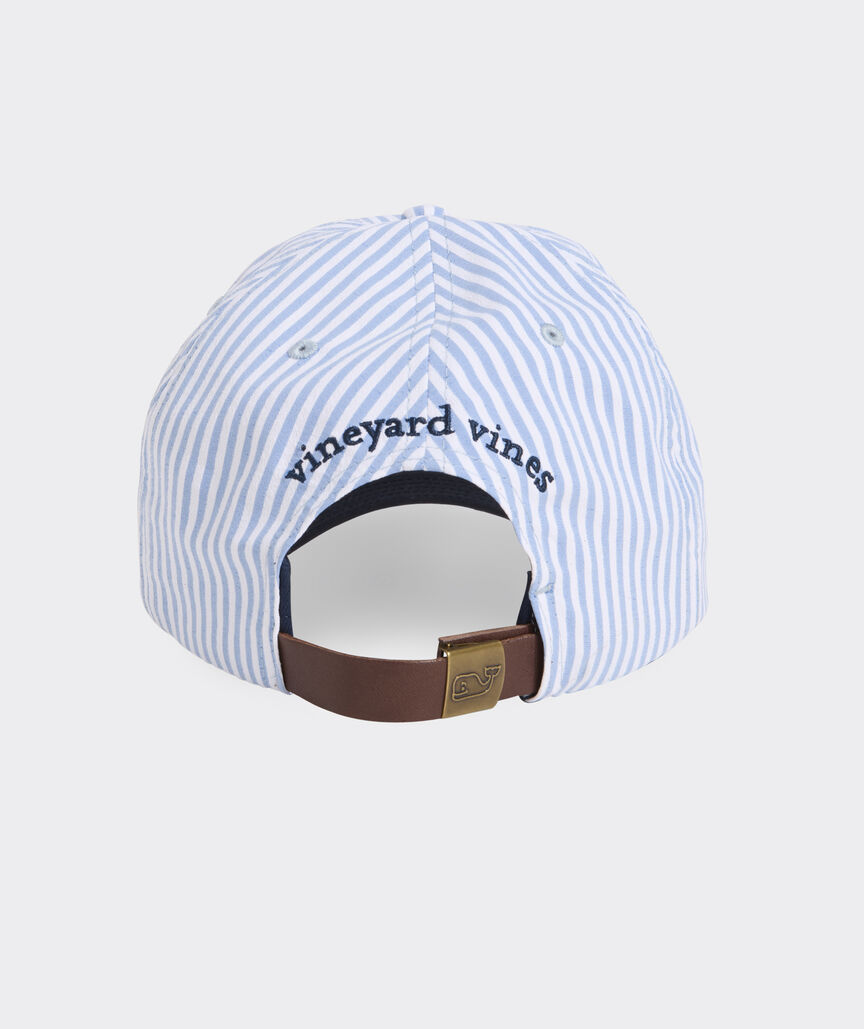 Harbor Seersucker Baseball Hat