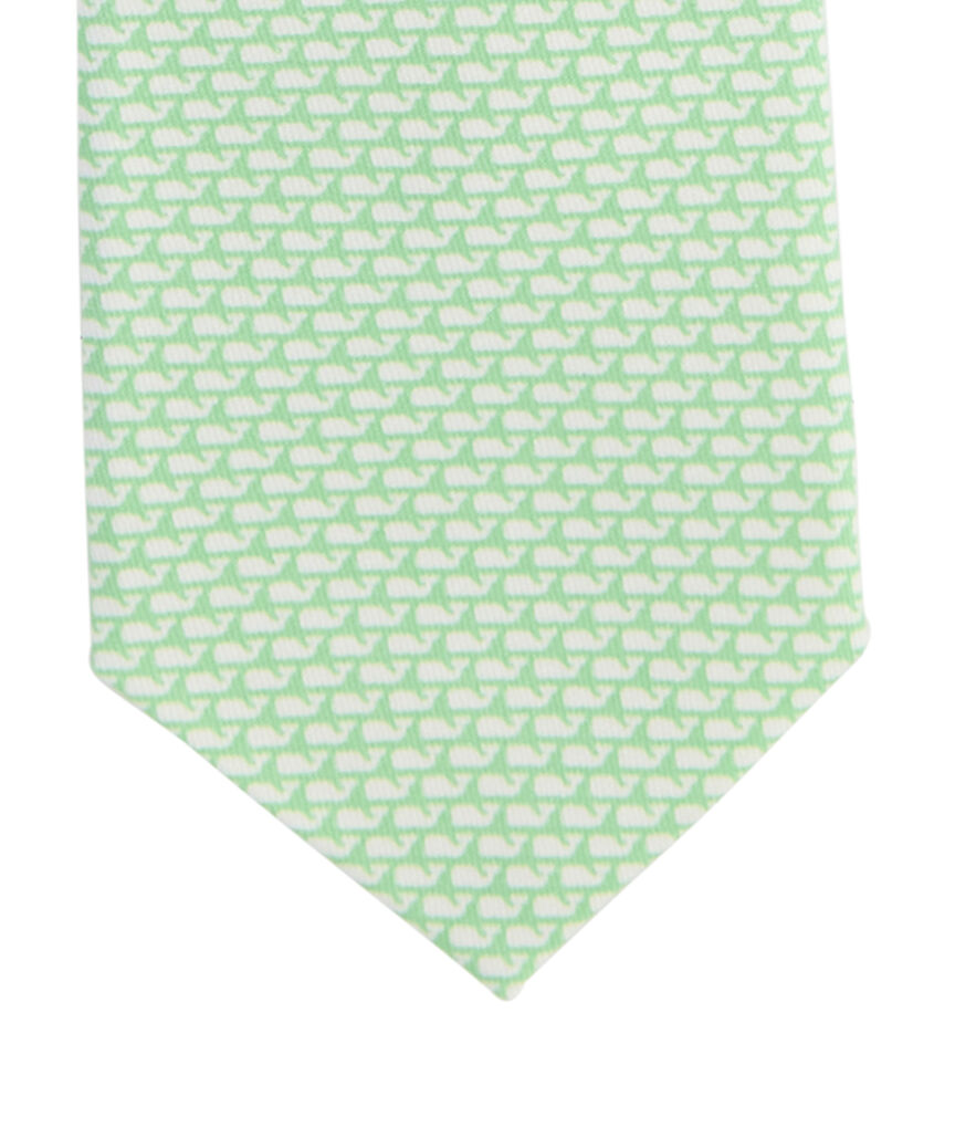 OUTLET Boys' Micro Whale Silk Tie
