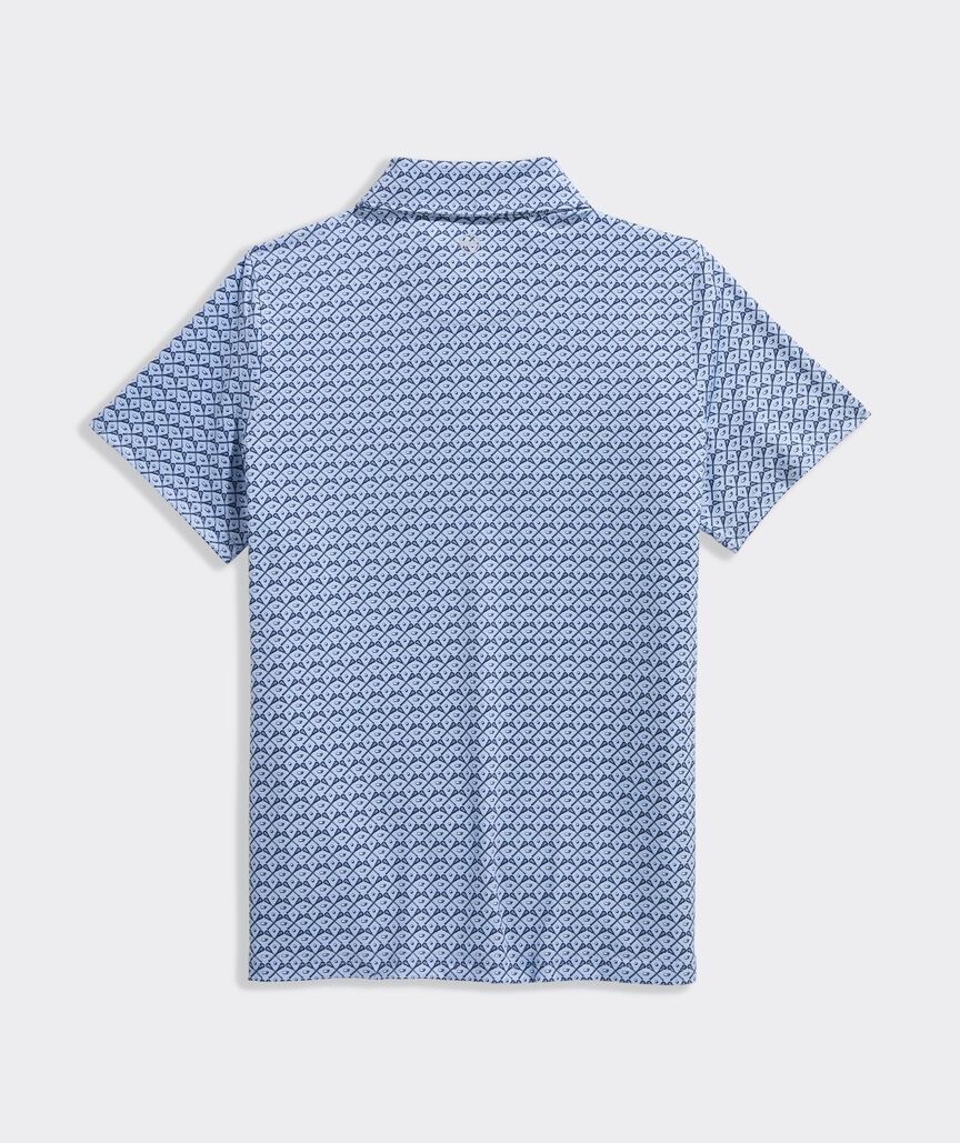 Boys' Performance Printed Sankaty Polo