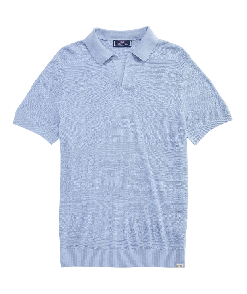 OUTLET Split Collar Sweater Polo