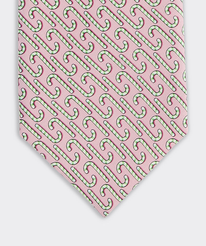 Candy Canes Silk Tie