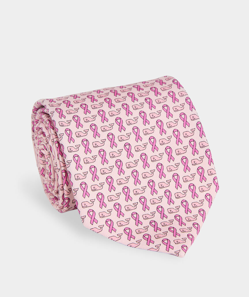 Breast Cancer Awareness Printed Tie