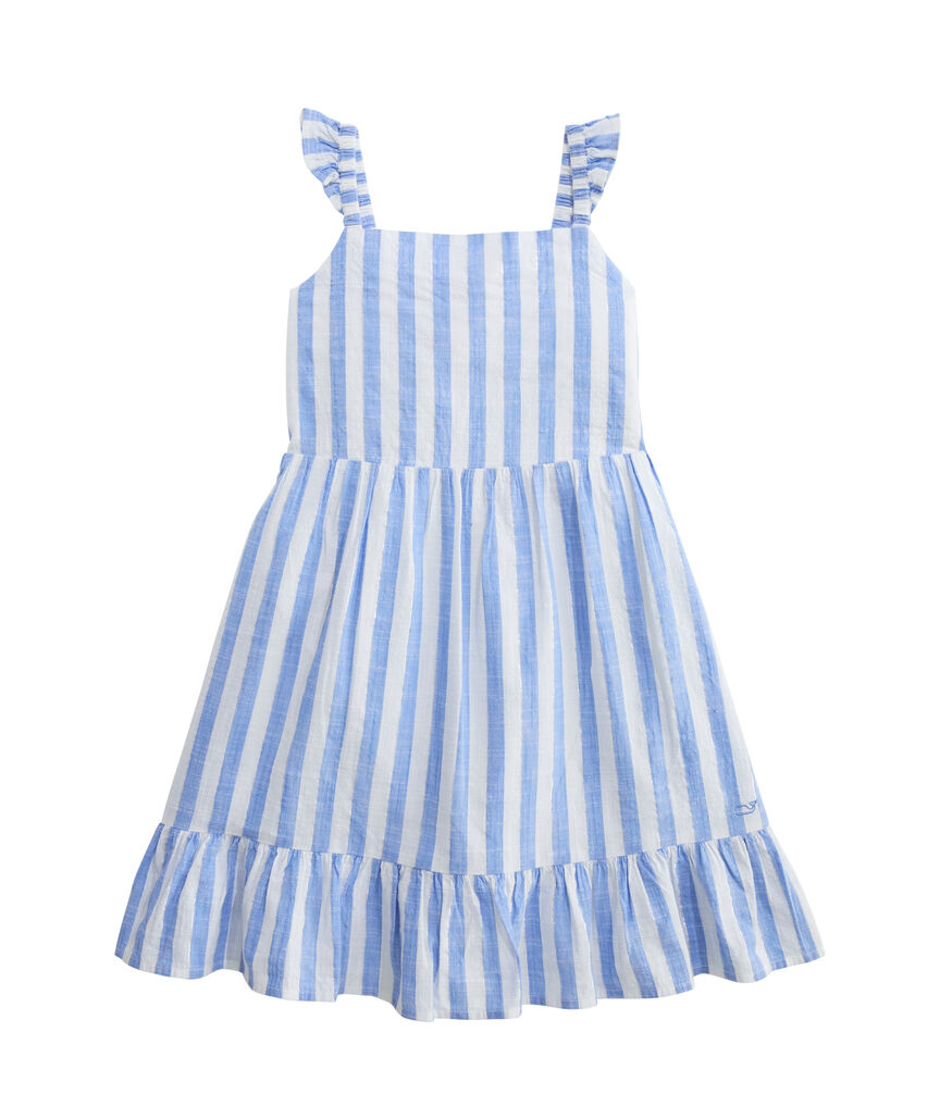 OUTLET Girls' Lurex Stripe Dress