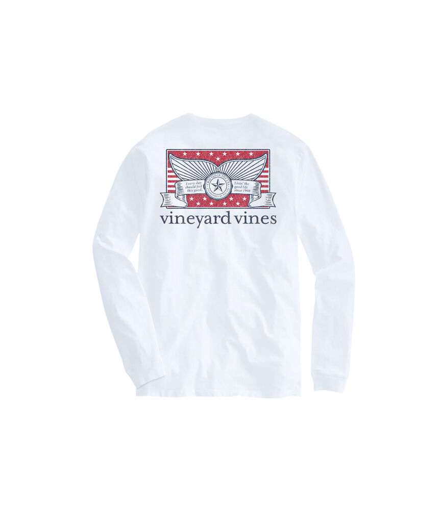 OUTLET Designed In The USA Long-Sleeve Pocket Tee