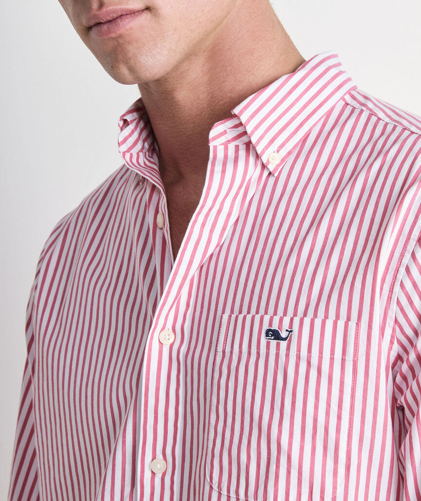 Seabird Stripe Perfect Wash Poplin Shirt