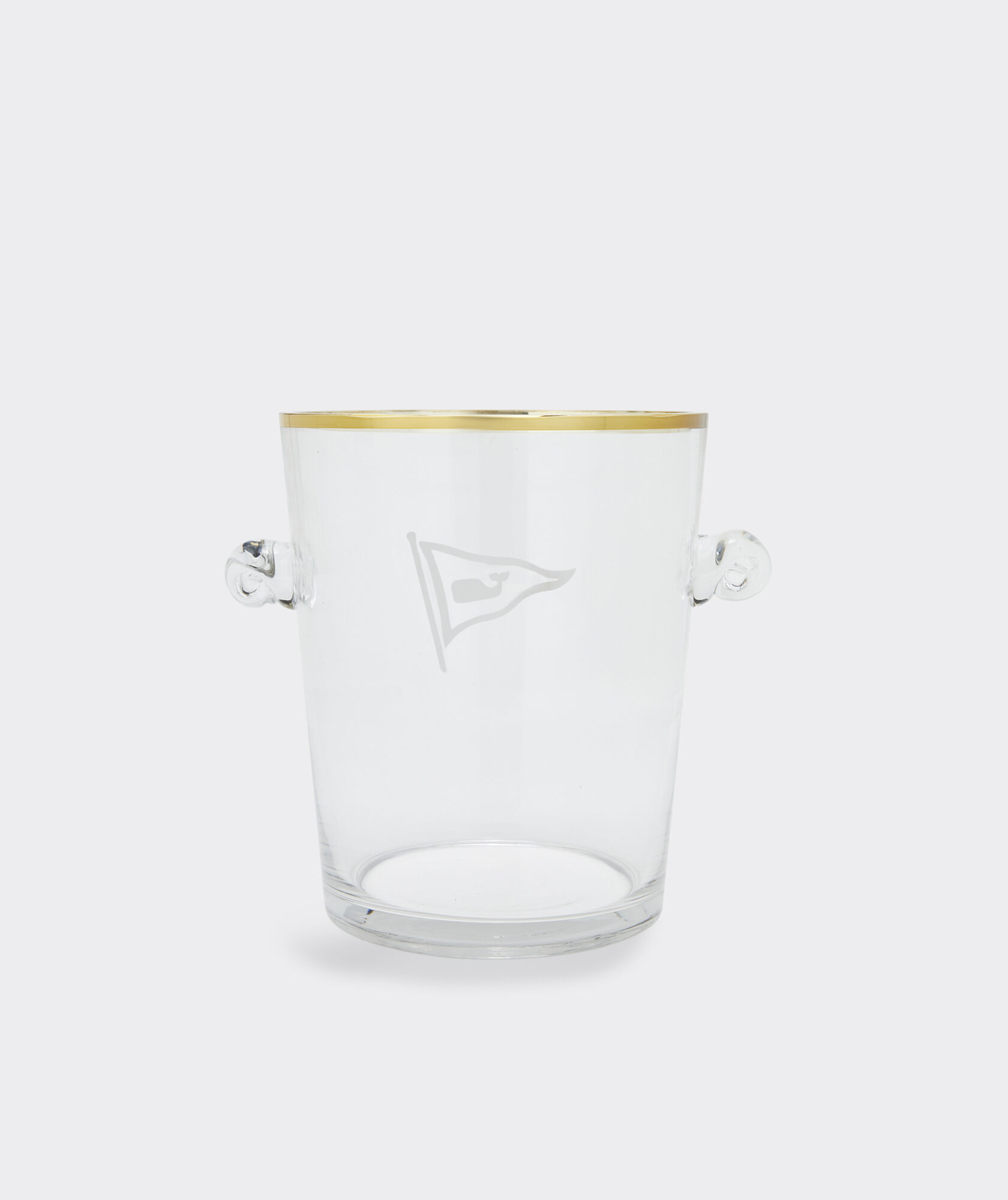 Gold Rim Ice Bucket