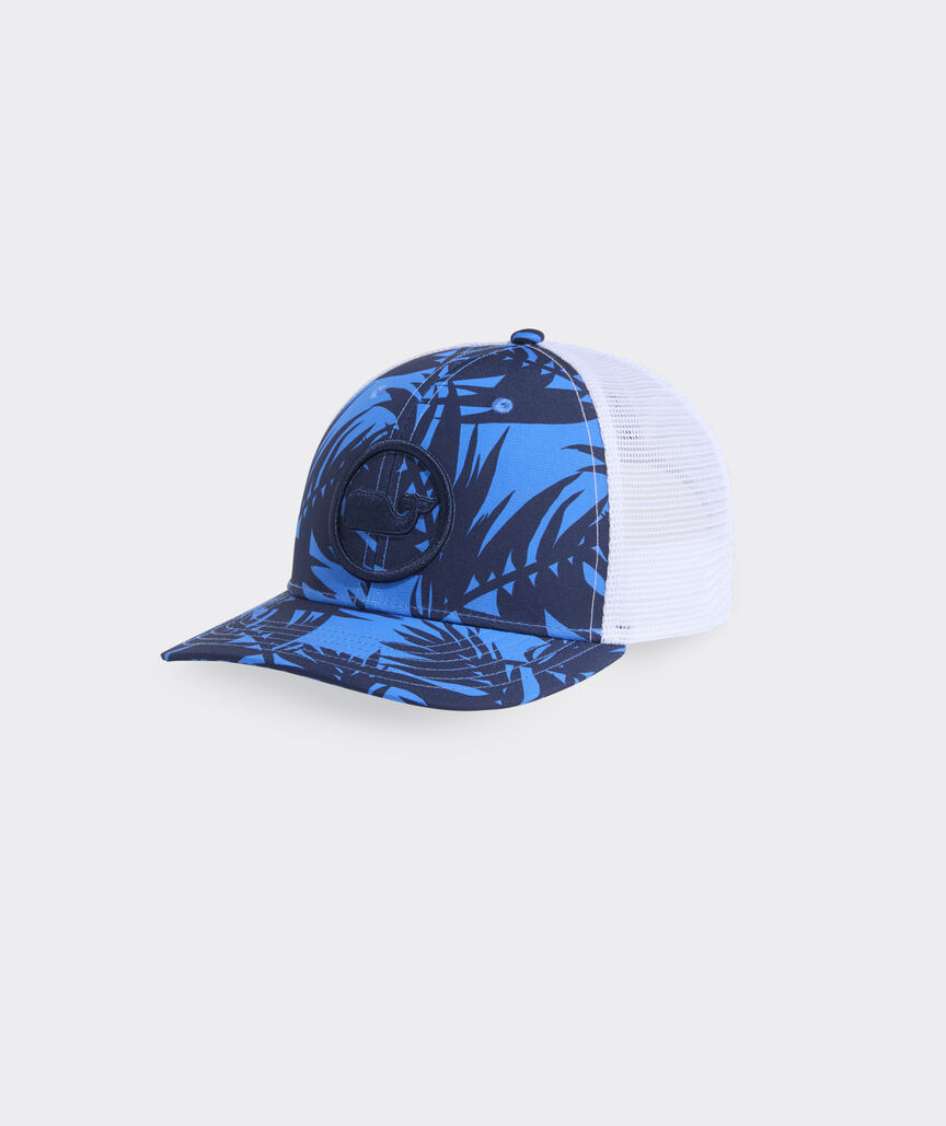Breezy Palm Chappy Whale Dot Trucker Hat