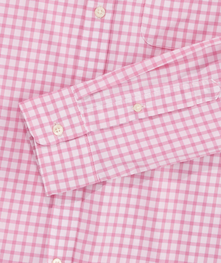 Performance Lemon Shark Gingham Featherweight Shirt