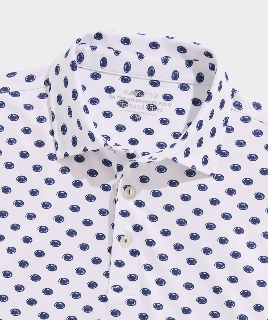 Penn State University Men's Printed Sankaty Polo