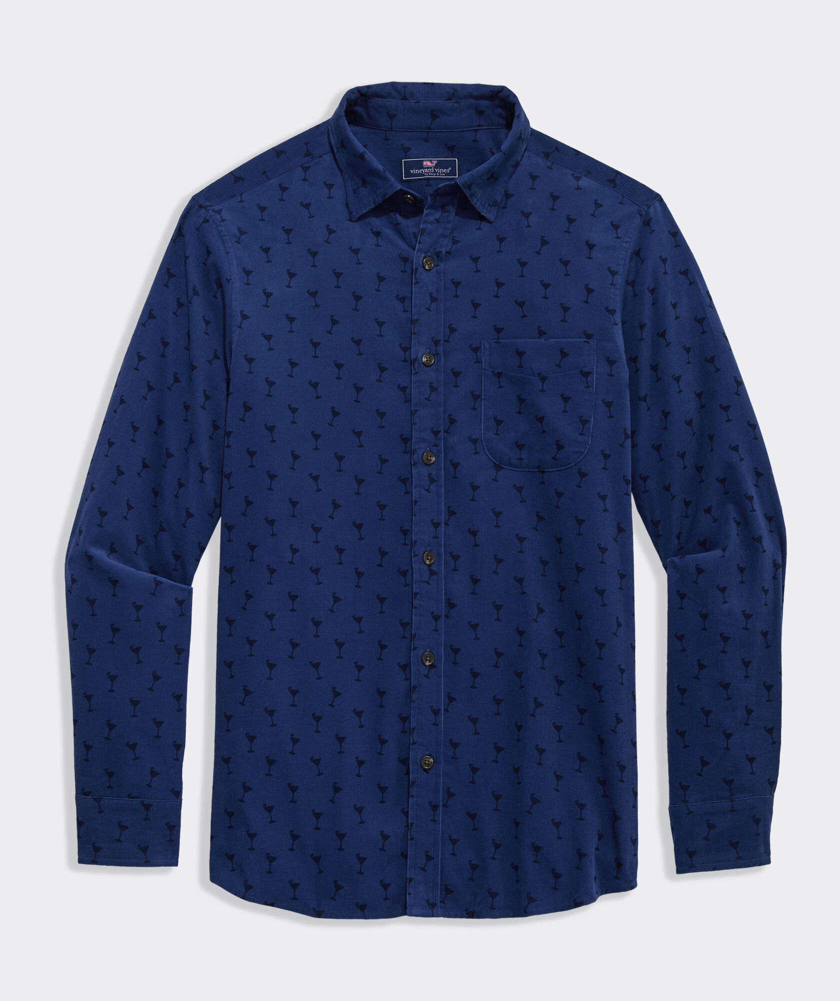 Shaken Not Stirred Corduroy Shirt