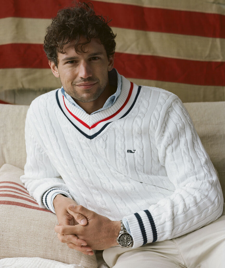 Cotton Heritage Tennis Sweater