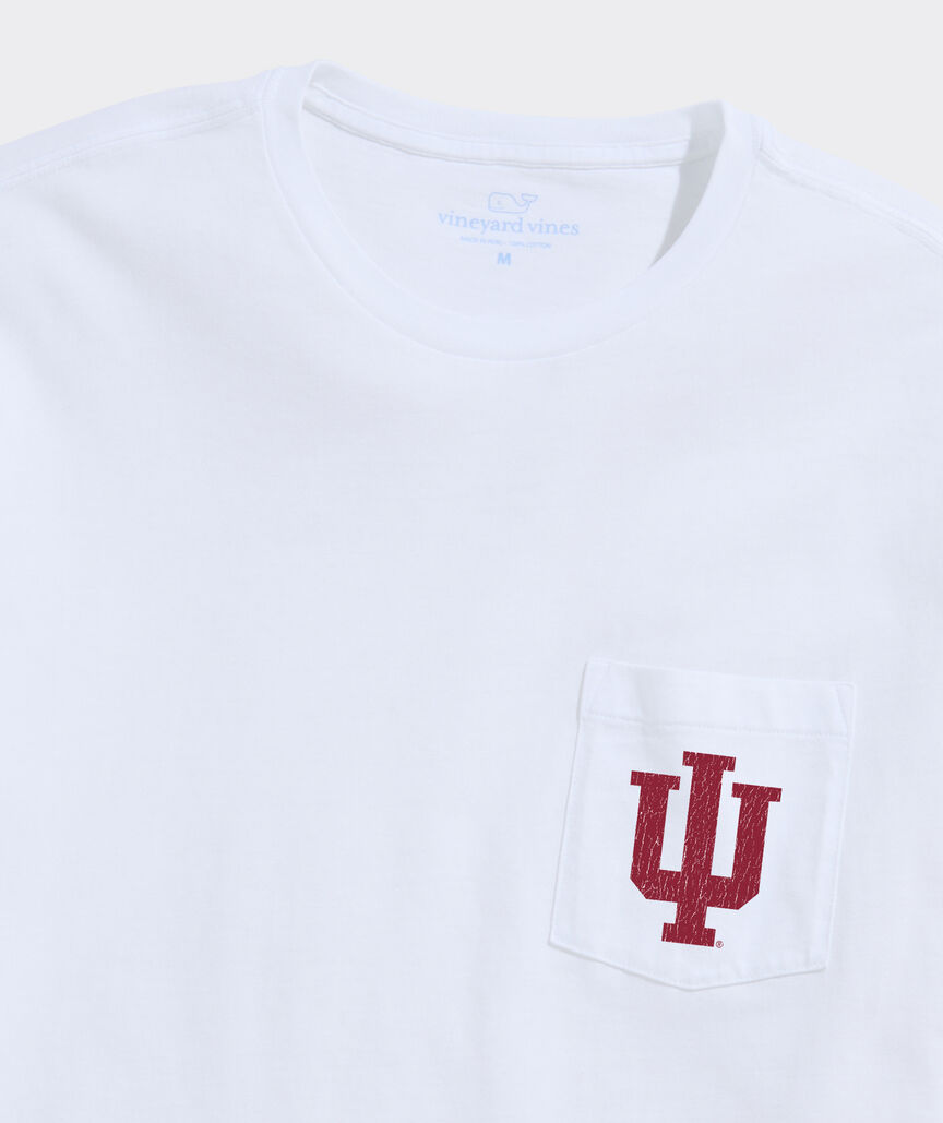 Indiana University Pennants Short-Sleeve Pocket Tee