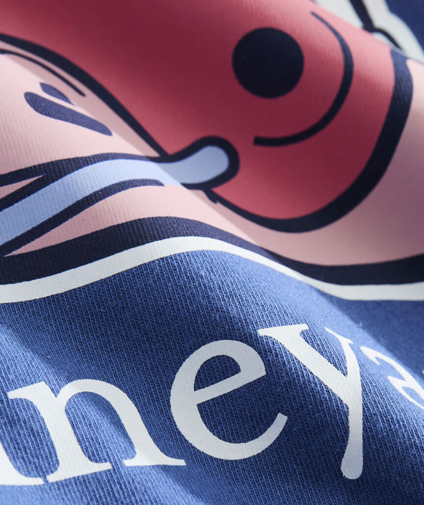 Boys' Football Whale Long-Sleeve Pocket Tee