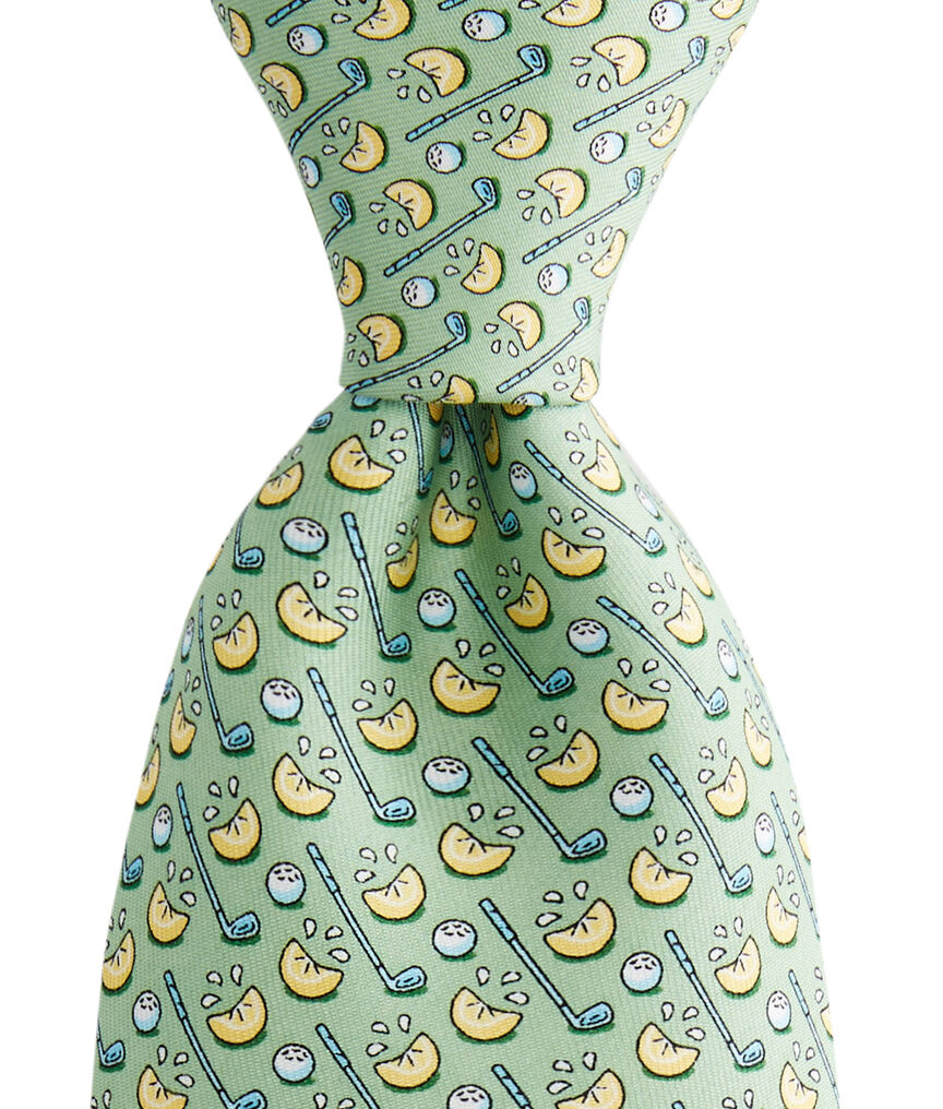 Boys New Lemon Wedge Printed Tie
