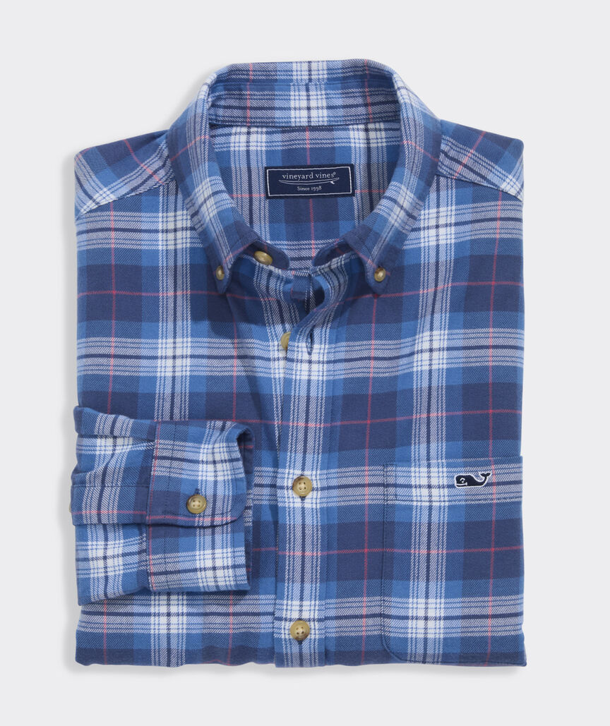 Muskeget Plaid Vineyard Flannel Shirt